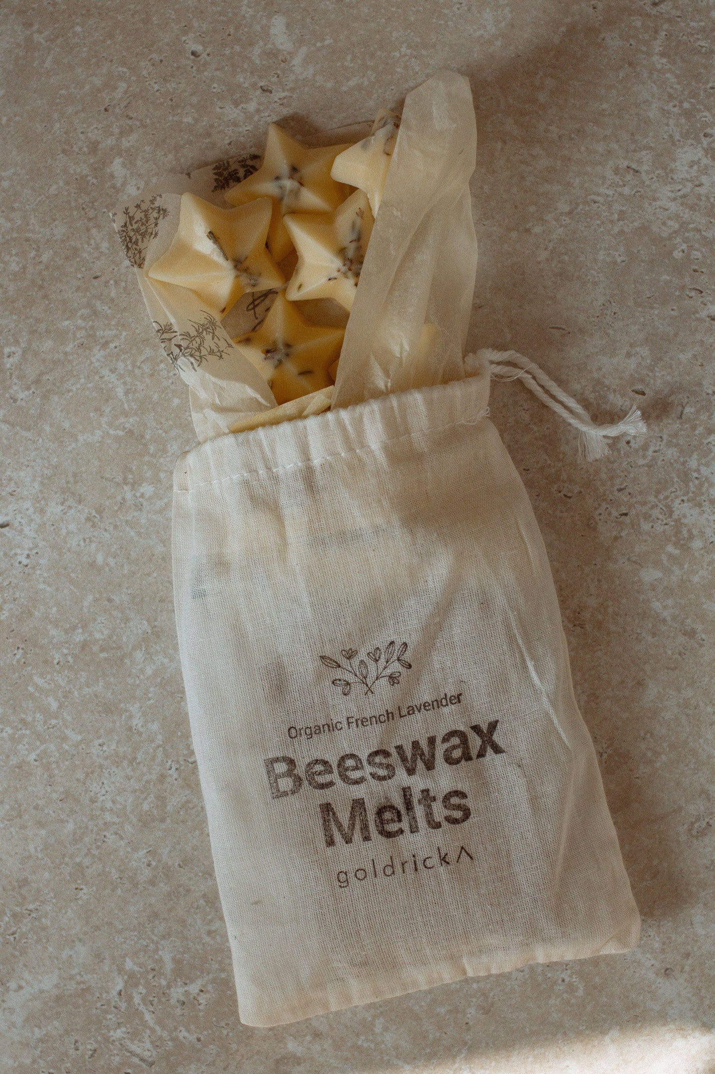 Organic Lavender Beeswax Melts By Goldrick