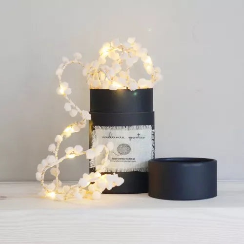 Pom Pom Fairy Light String 3m USB: Soft White By Melanie Porter