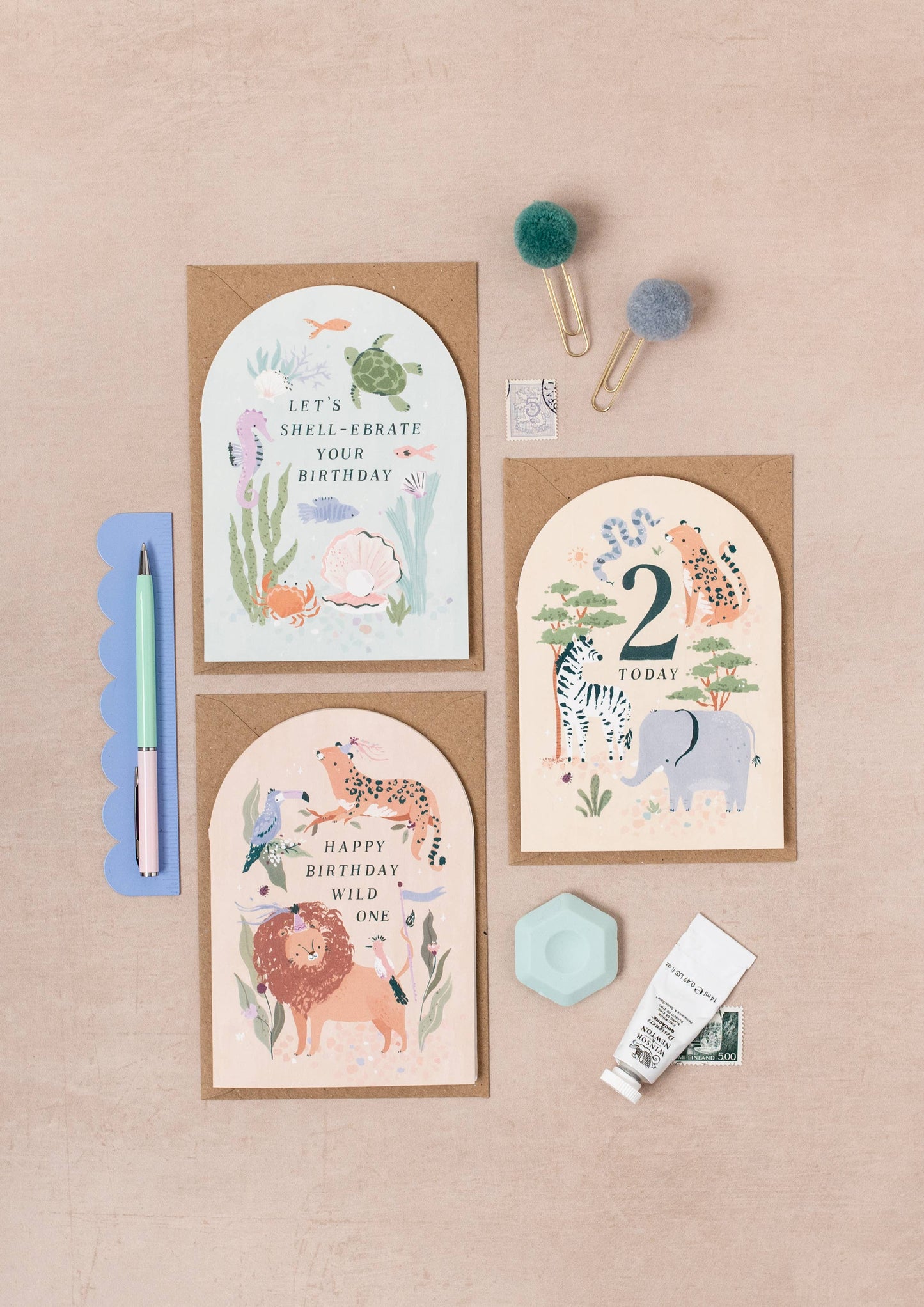Under The Sea Birthday Card By sister Paper Co.