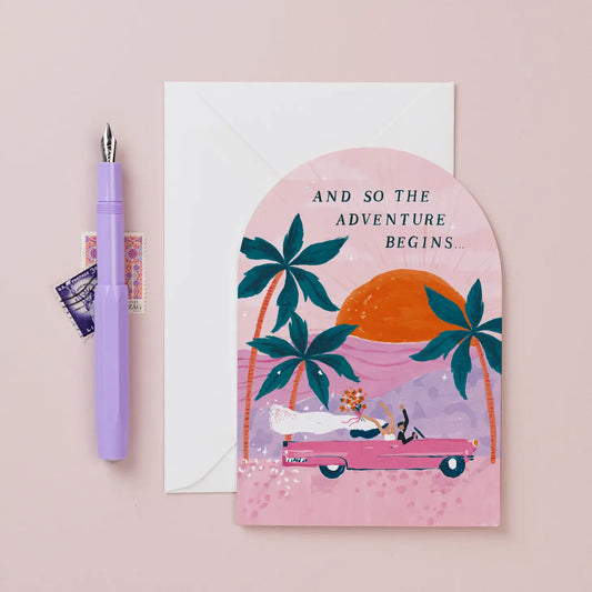 Adventures Wedding Card By Sister Paper Co