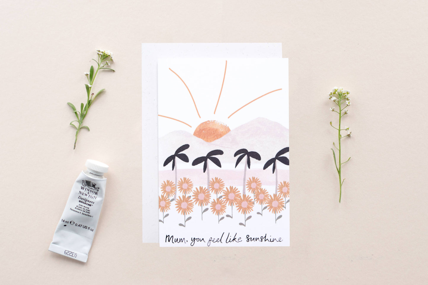 Sunshine Mama Greeting Card By The Hidden Pearl Studio