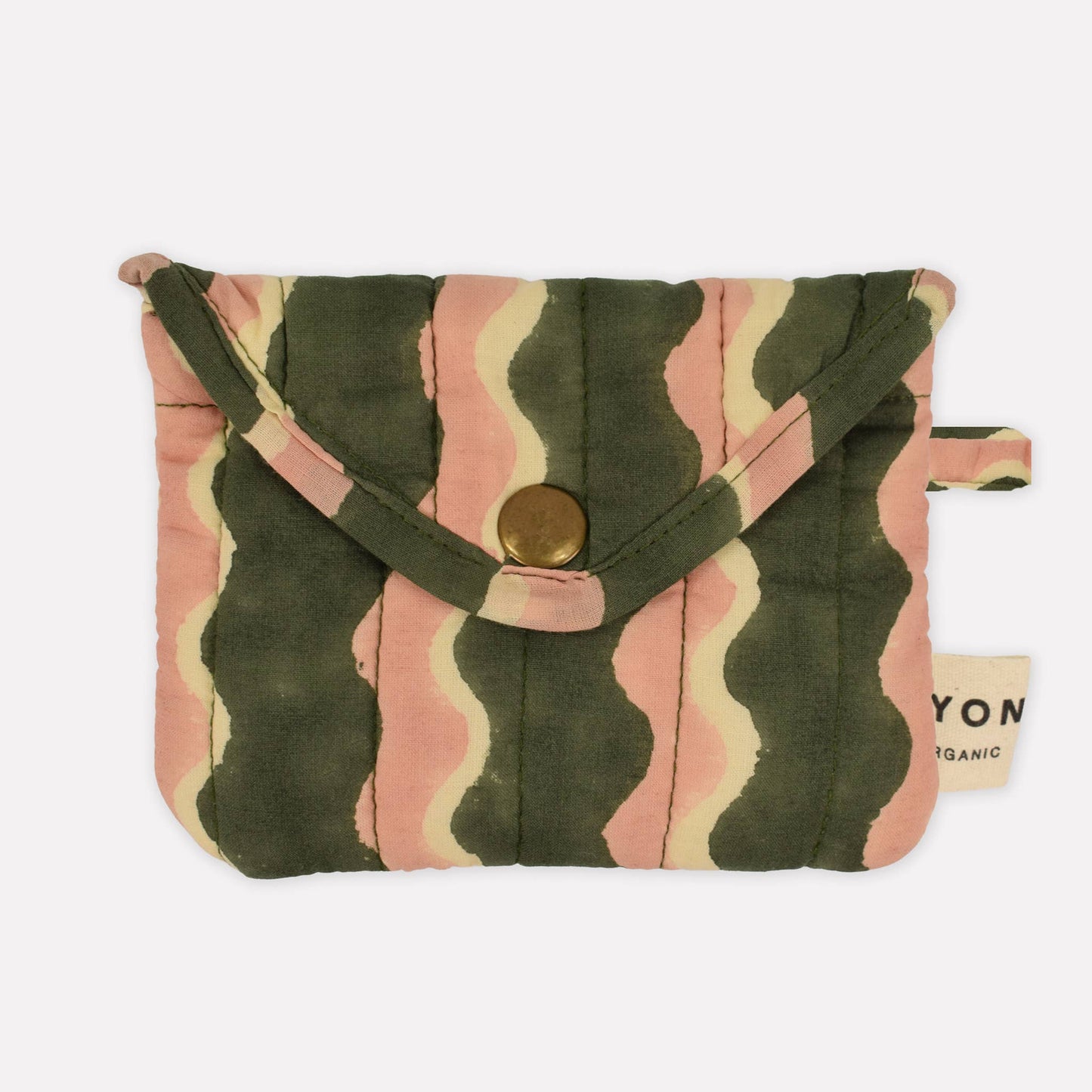 Quilted Popper Purse | Whirly | Fern By Yonder