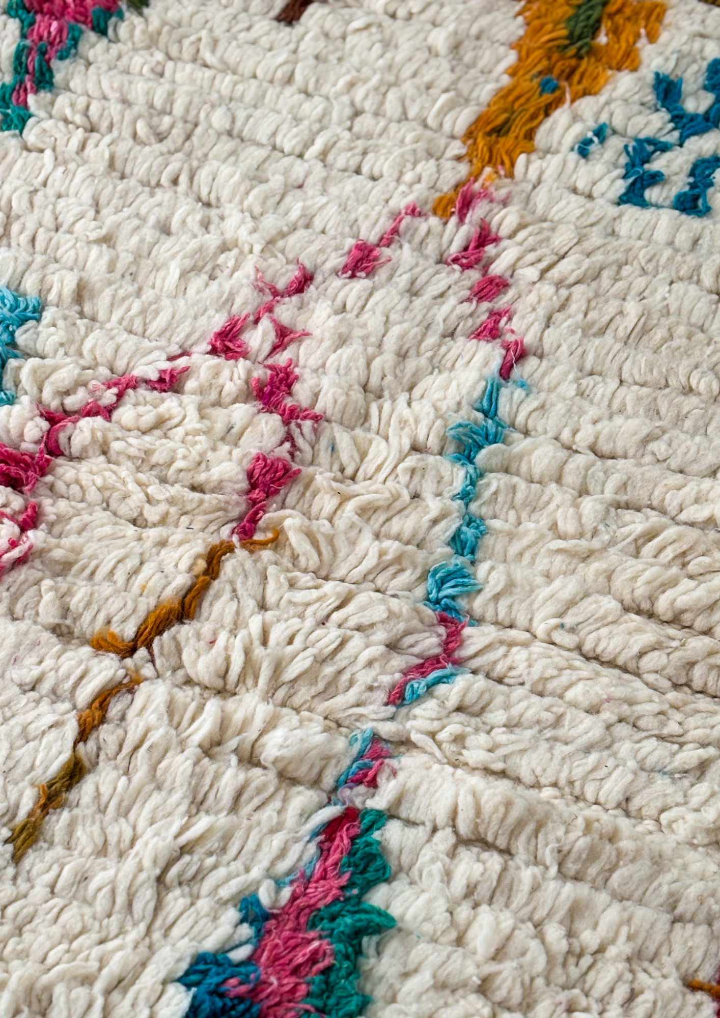 Hind Moroccan Azilal Wool Rug