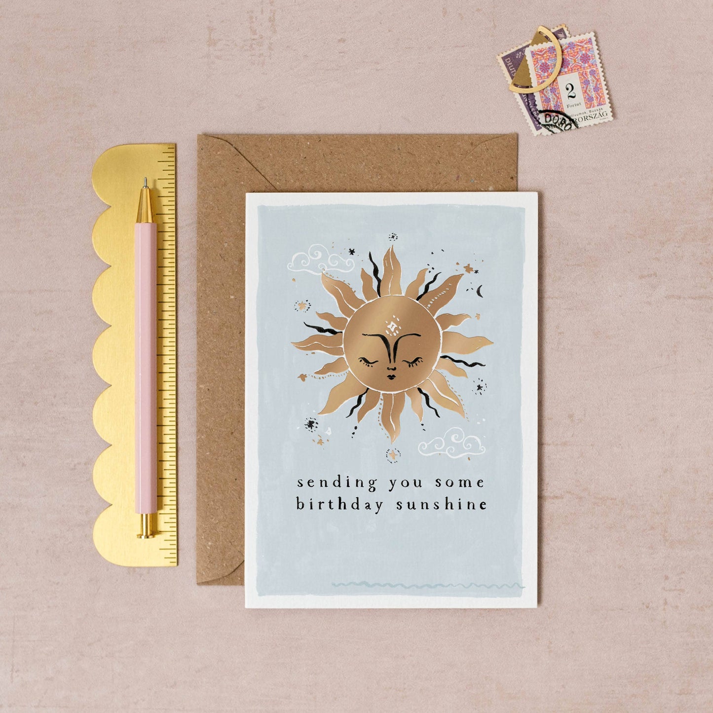 Sending Sunshine Birthday Card By Sister Paper Co.