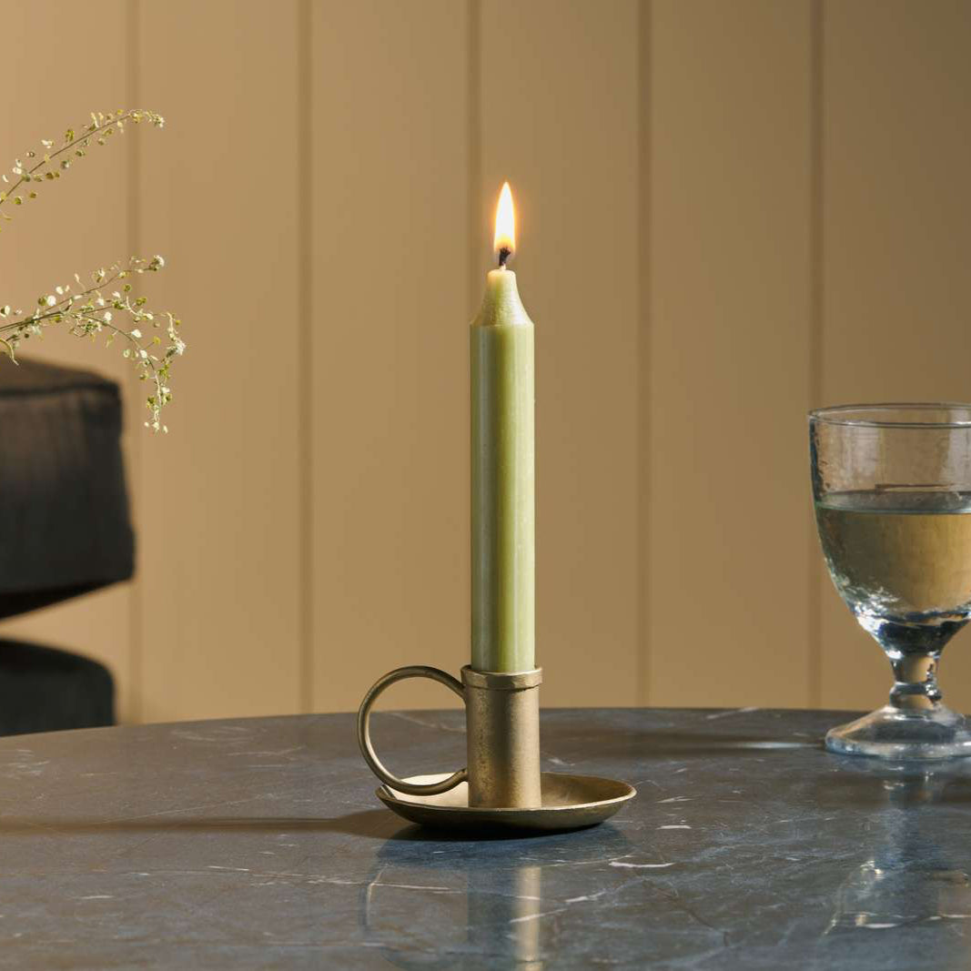 Amri Iron Candlestick By Nkuku