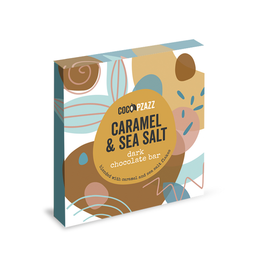 Caramel & Sea Salt Dark Chocolate Bar 80g