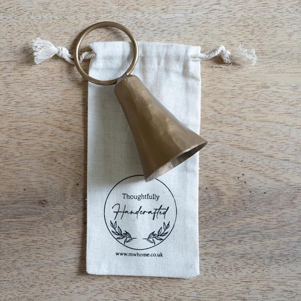 Bell Shaped Brass Candle Snuffer By Morgan Wright