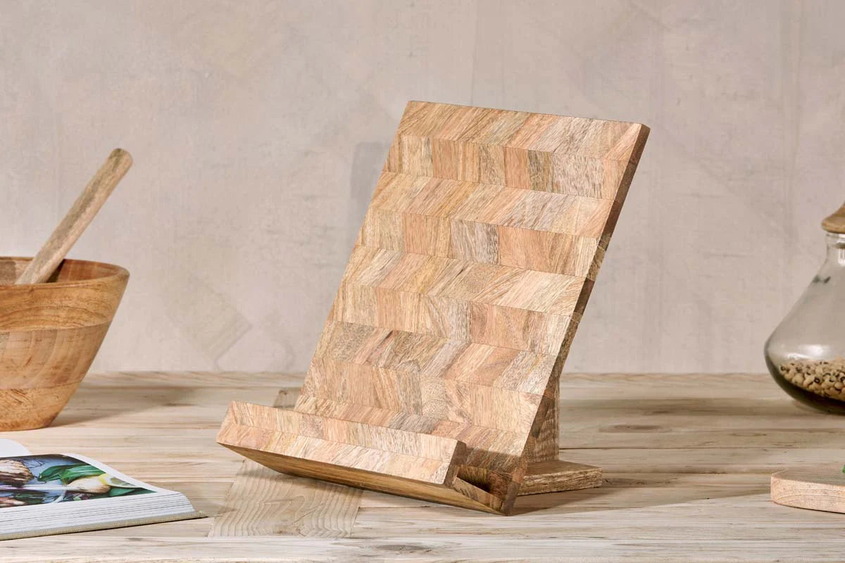 Imsa Mango Wood Book Stand By Nkuku