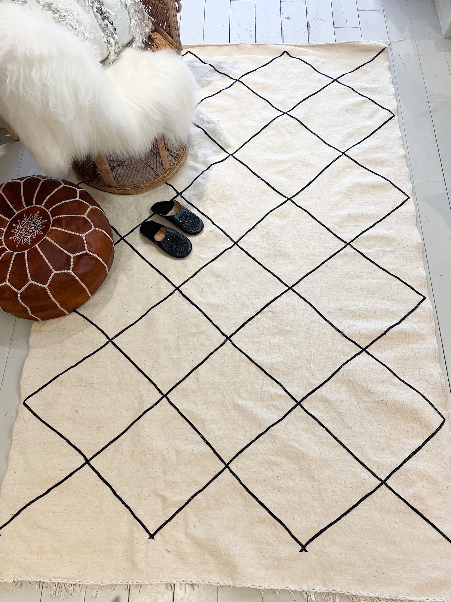 Flat Weave Moroccan Berber Rug 2.5M X 1.5M