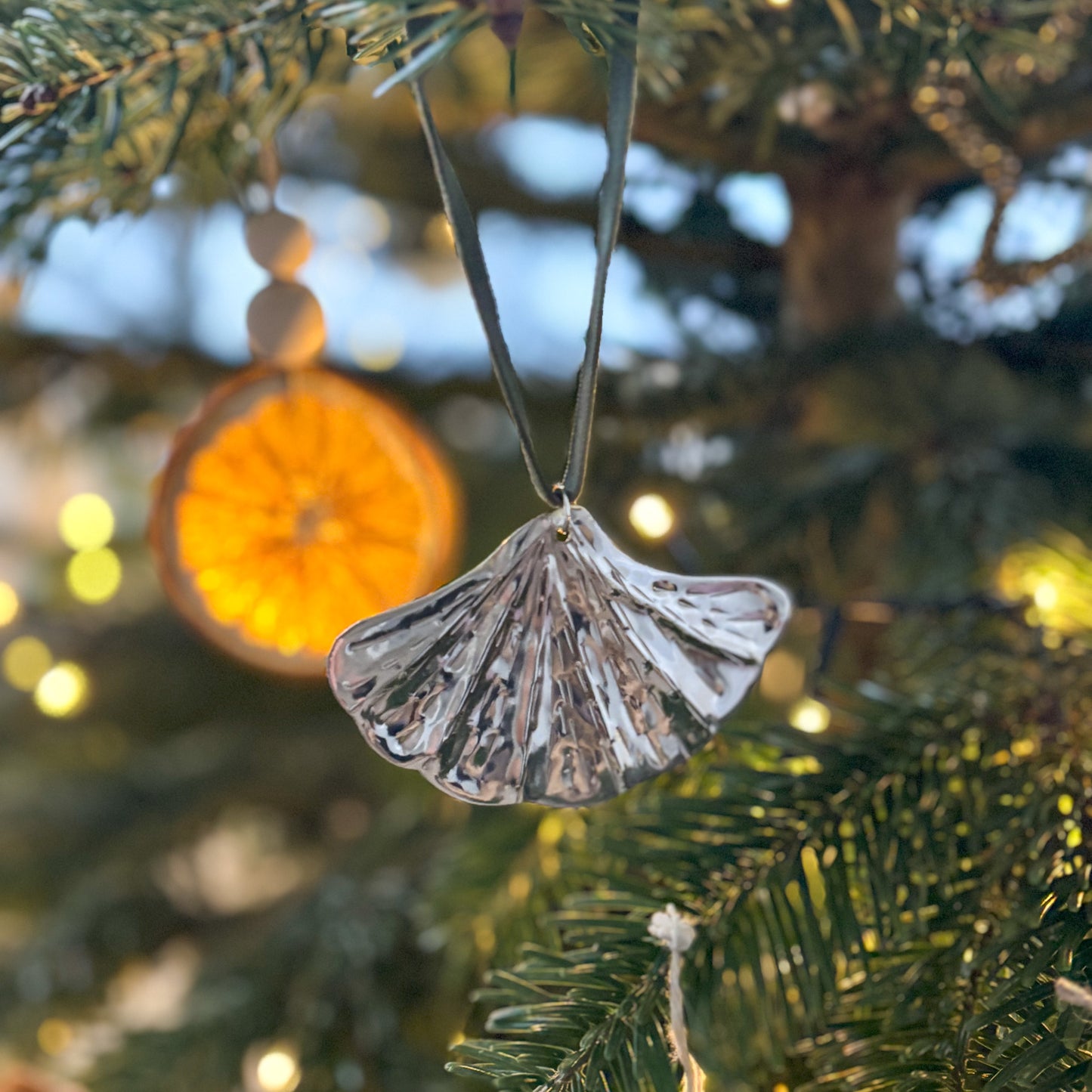 Handmade Gingko Leaf Decoration