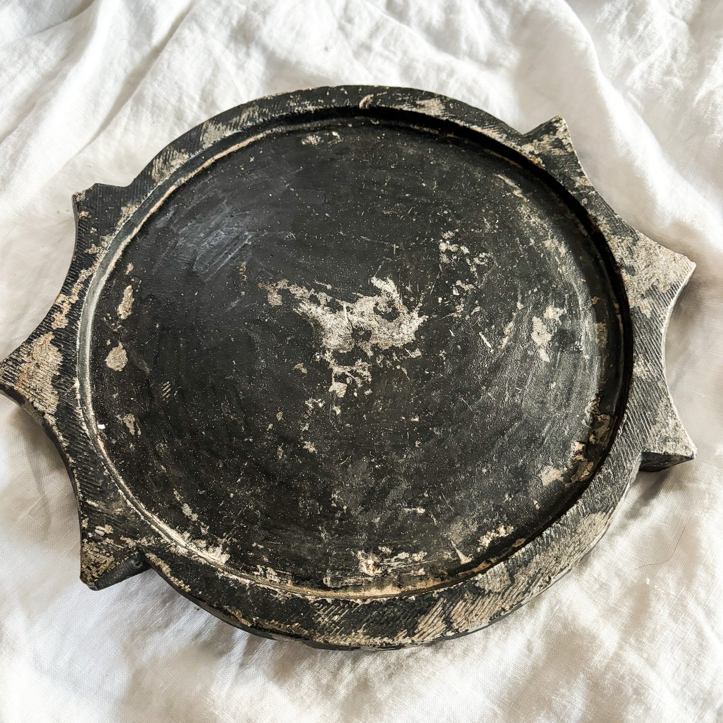 Vintage Stone Tawa Plate By Morgan Wright