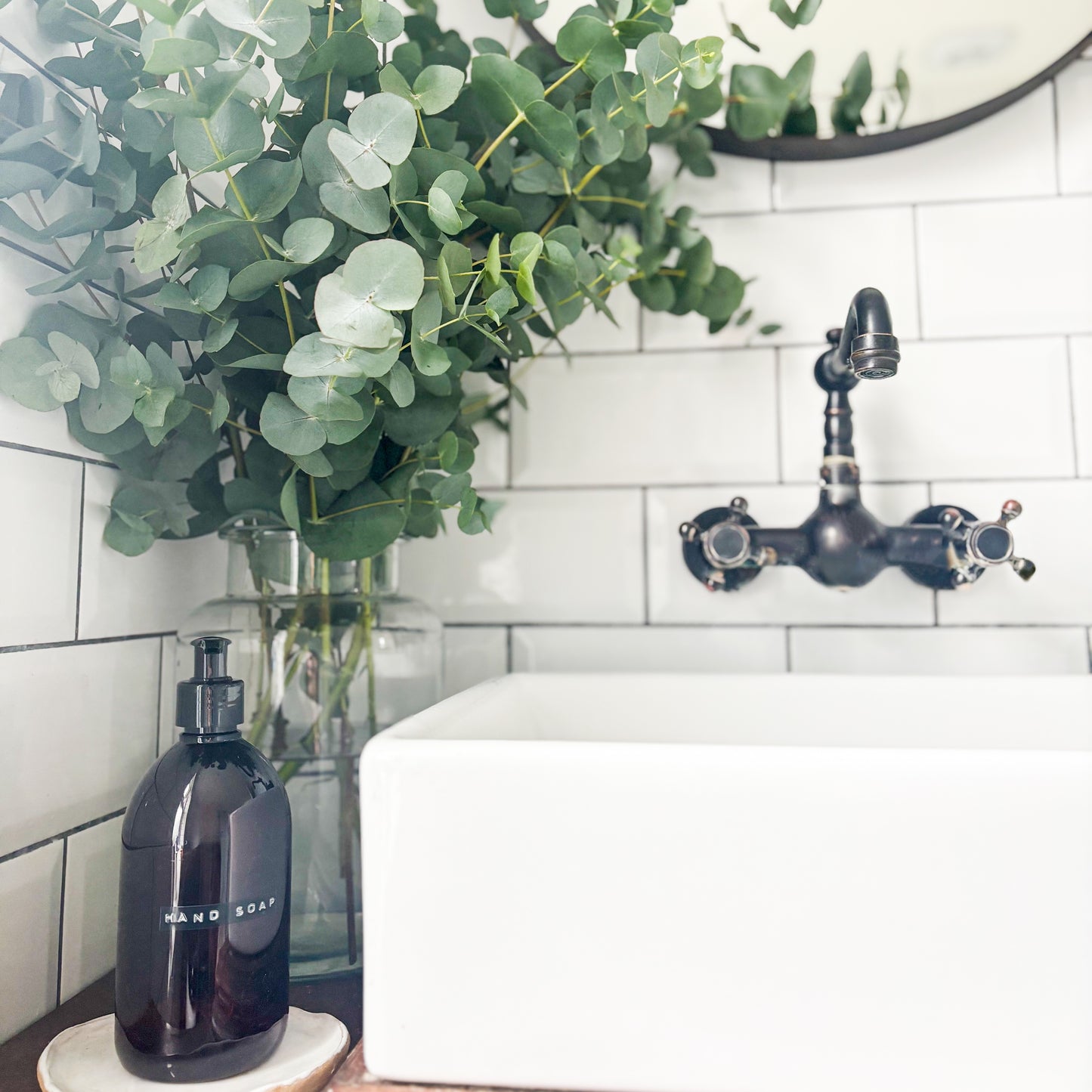 Reusable 500ml Amber PET Bottle with Pump