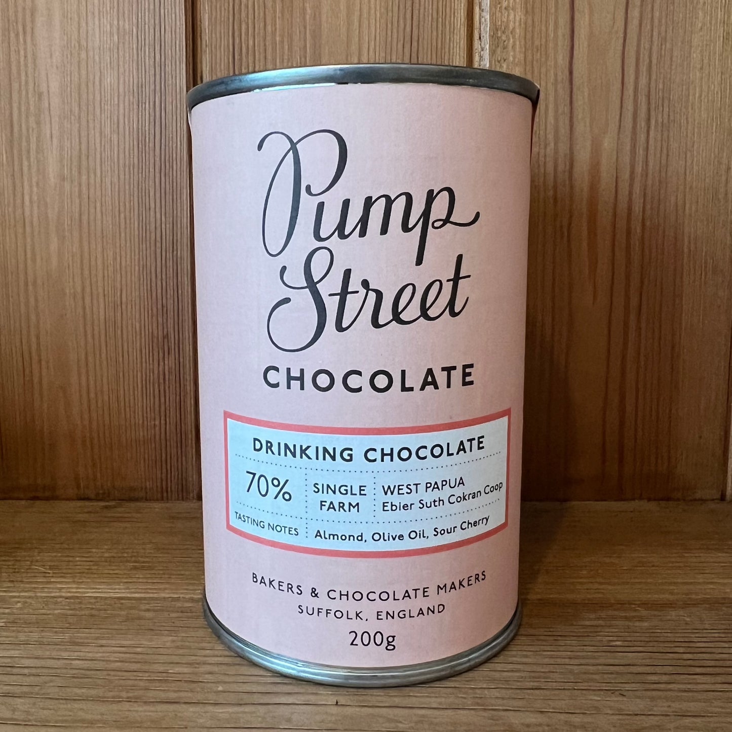 Drinking Chocolate - West Papua 70% By Pump Street Chocolate