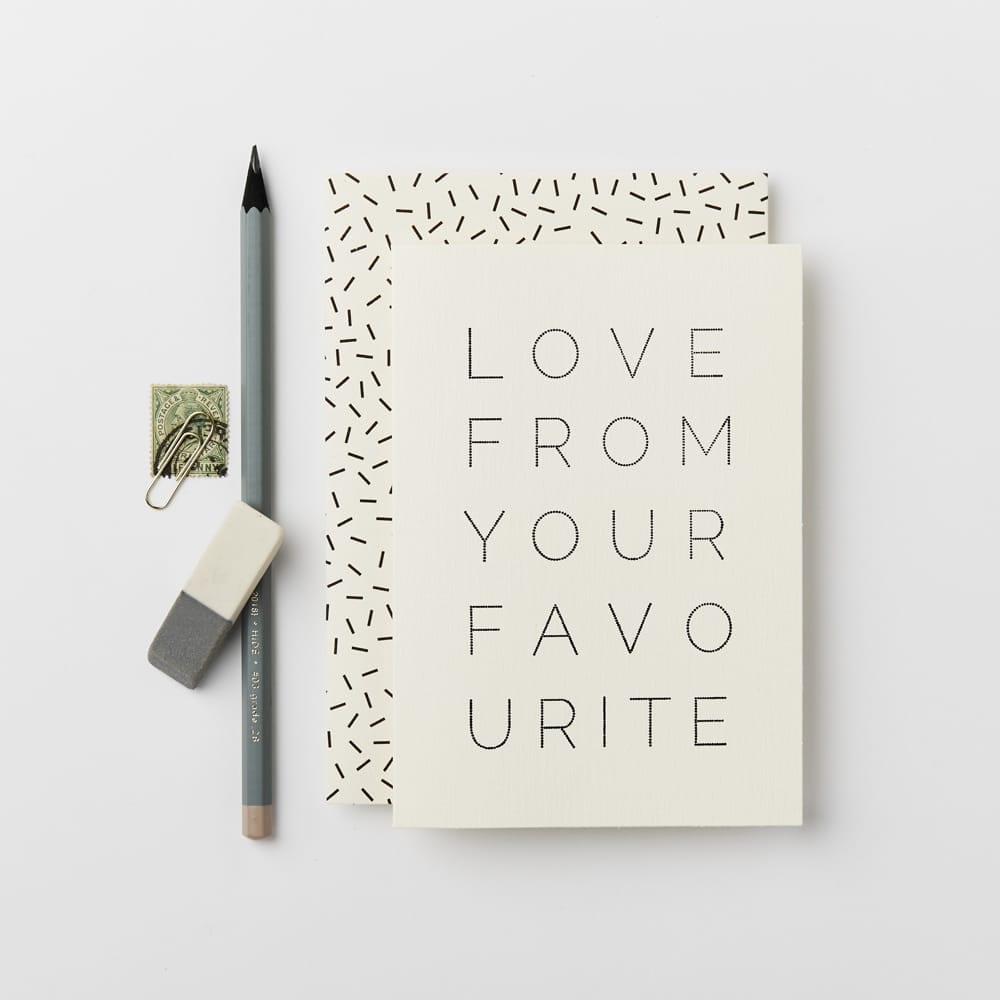 Love From Your Favourite Card By Katie Leamon