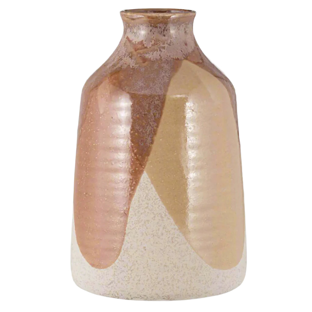 Lucia Ceramic Vase - Terracotta Mix By Nkuku