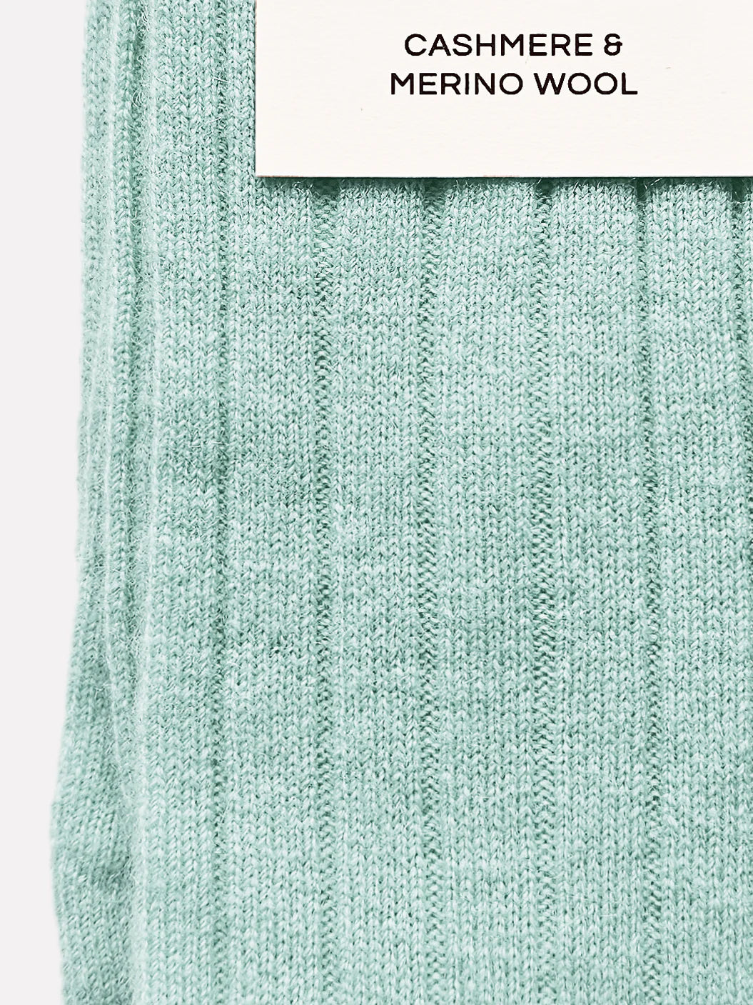 Cashmere and Merino Wool Socks in Mist By Yonder