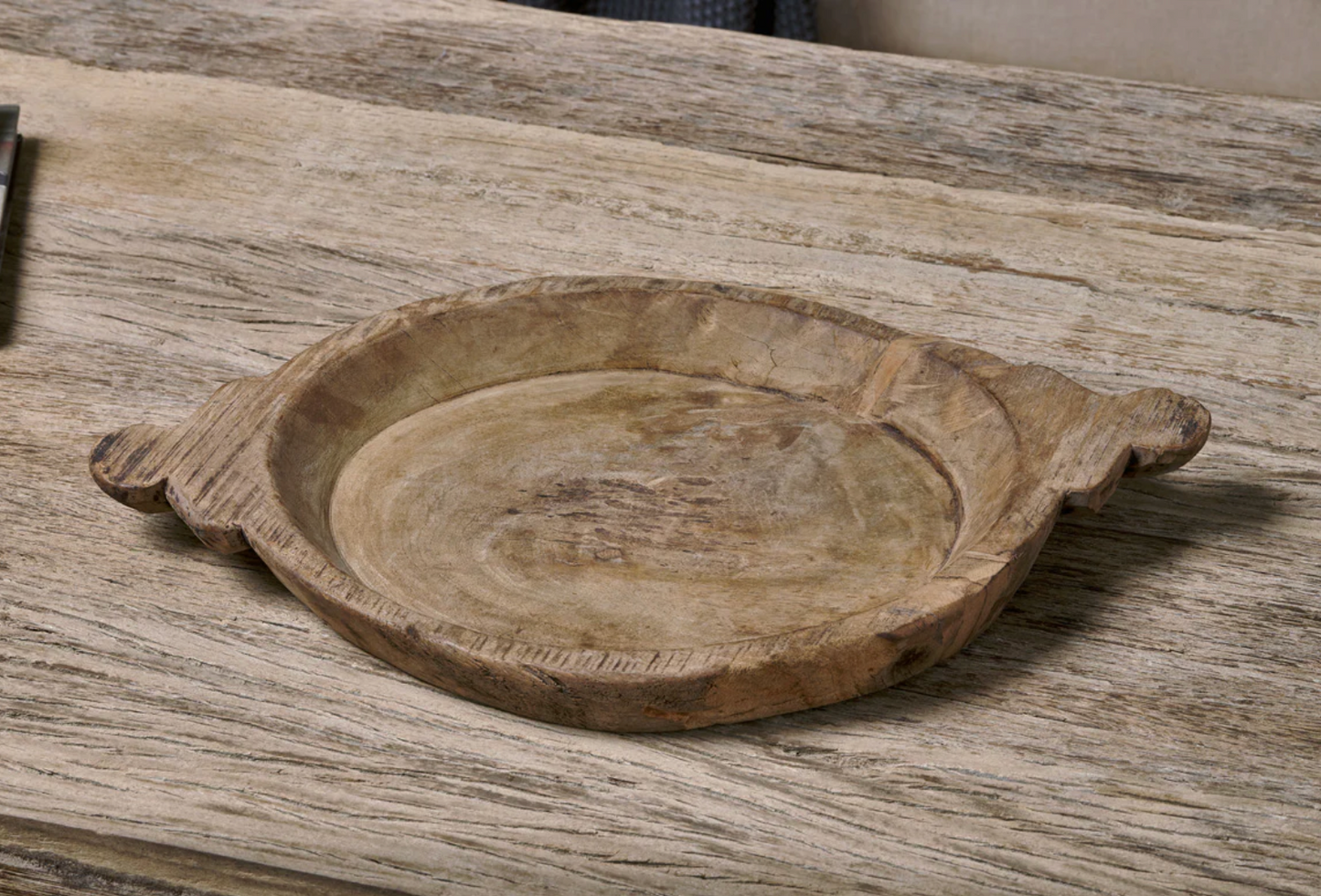 Karua Reclaimed Wood Traditional Bowl By Nkuku