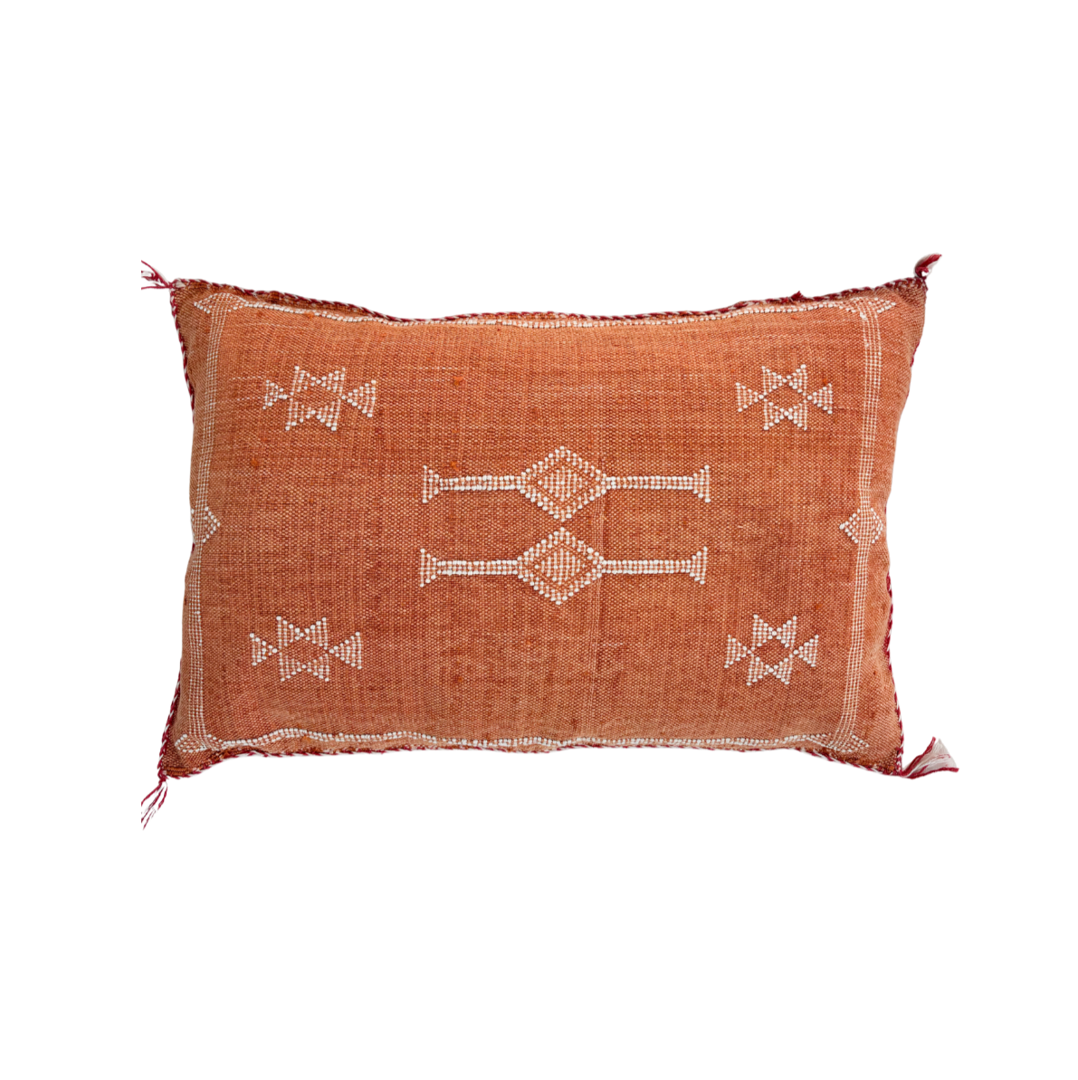 Vegan Cactus Cushion in Terracotta