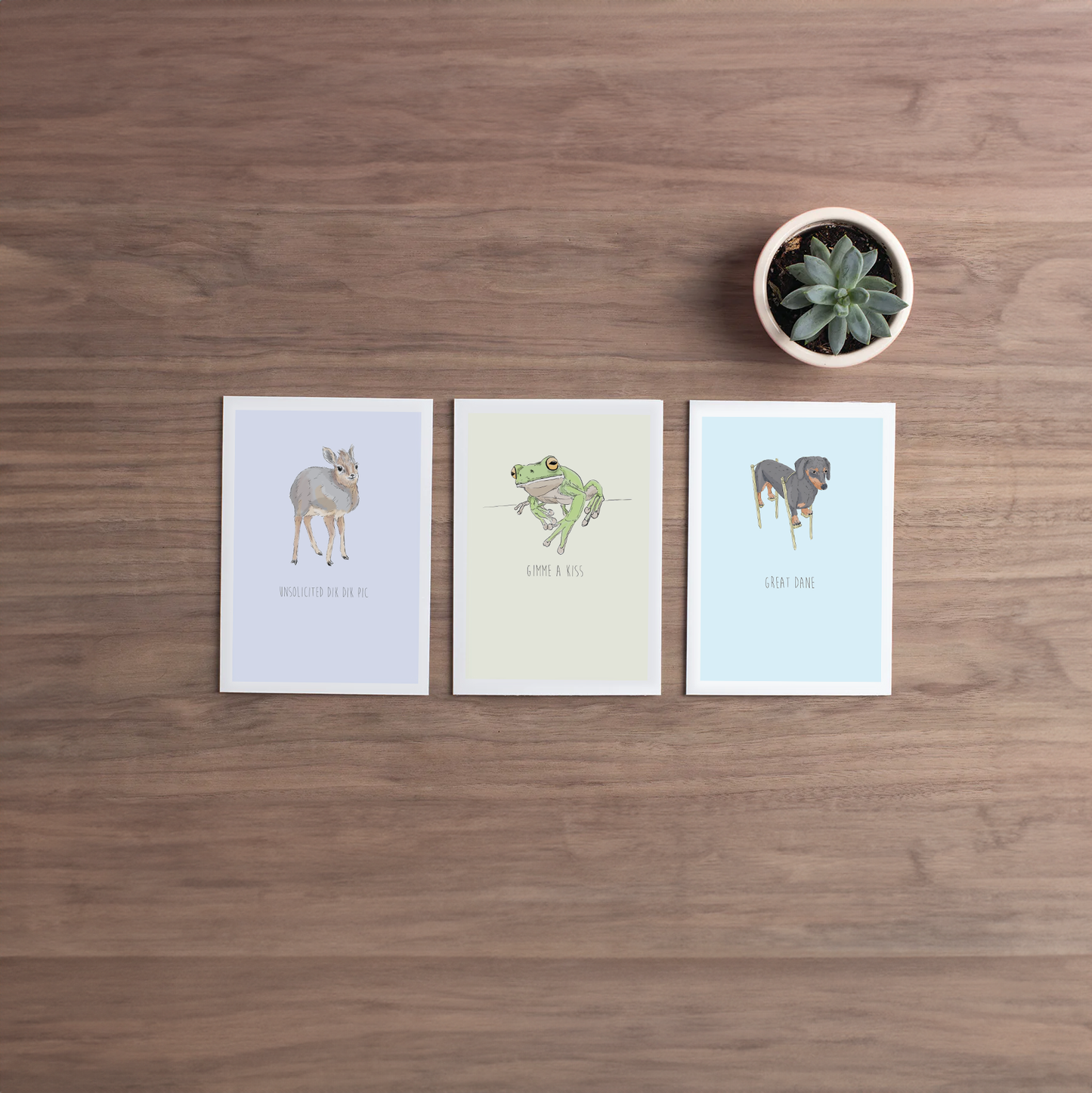 Great Dane - Greetings Card By Hidden Planet