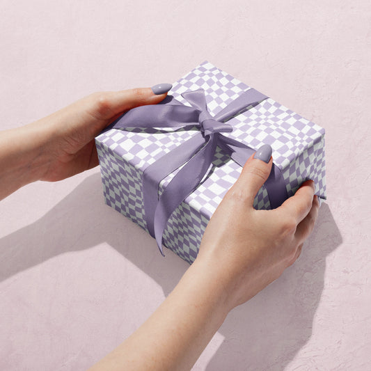 Checkerboard Gift Wrap By Sister Paper Co.