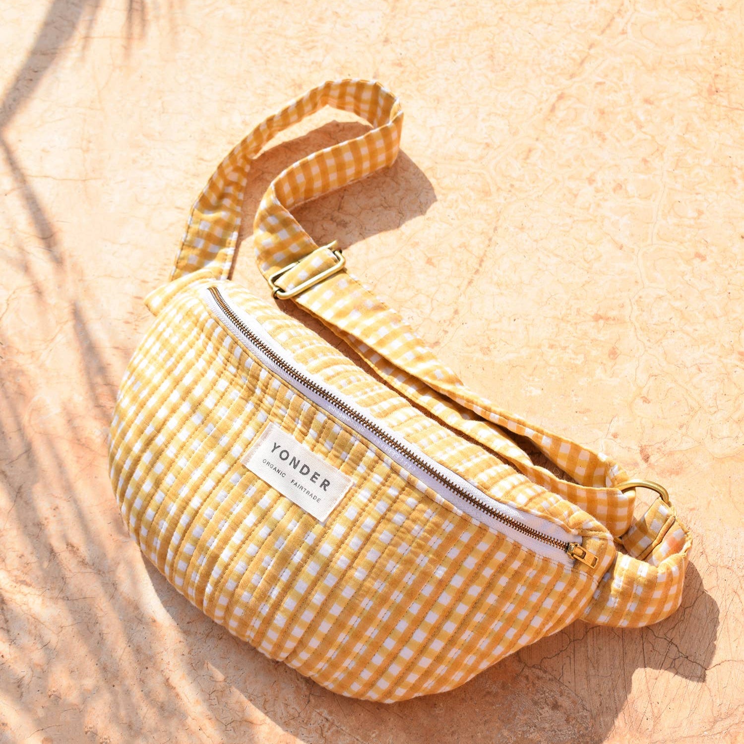 Organic Cotton Bum Bag in Mustard By Yonder