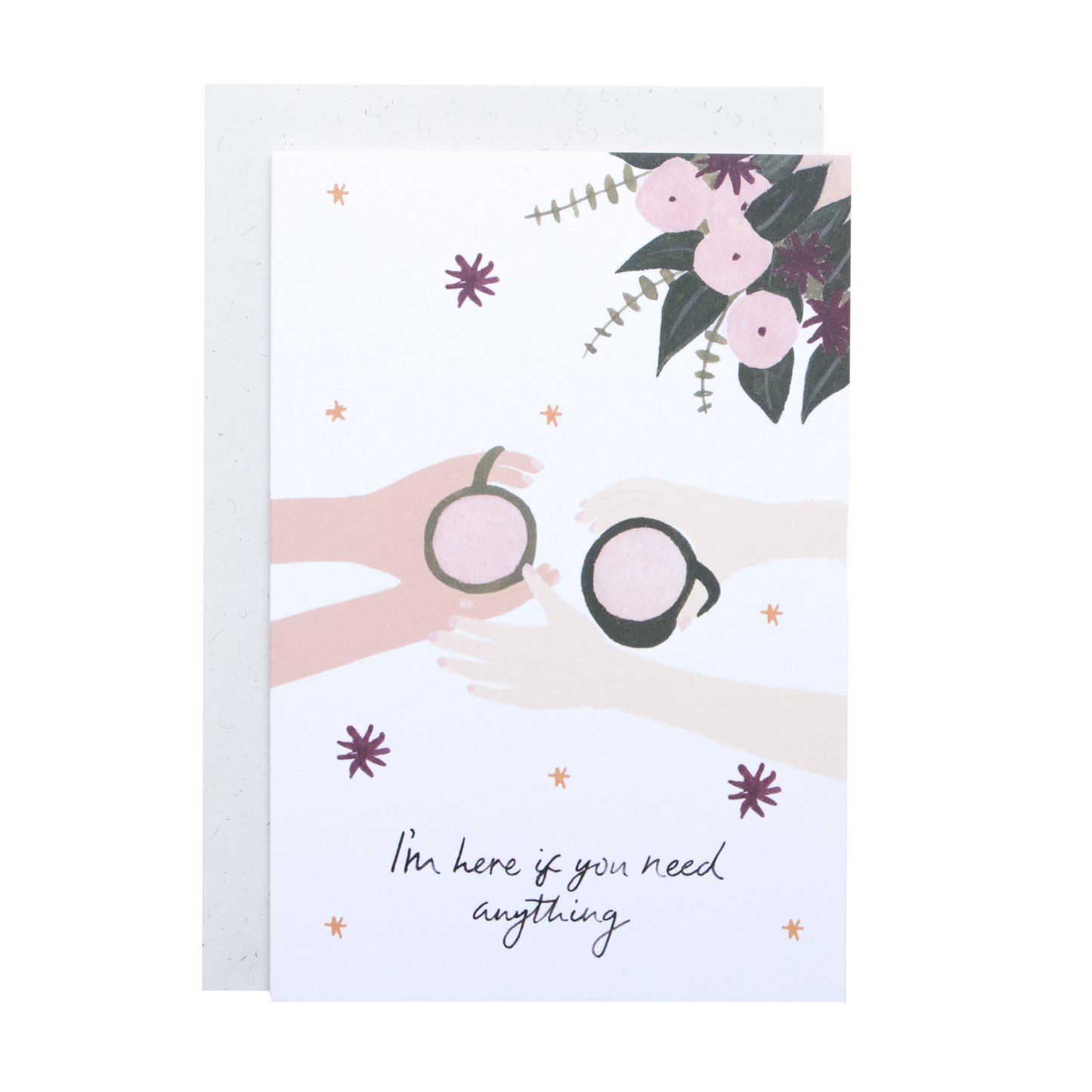 I'm Here Greeting Card The Hidden Pearl Studio
