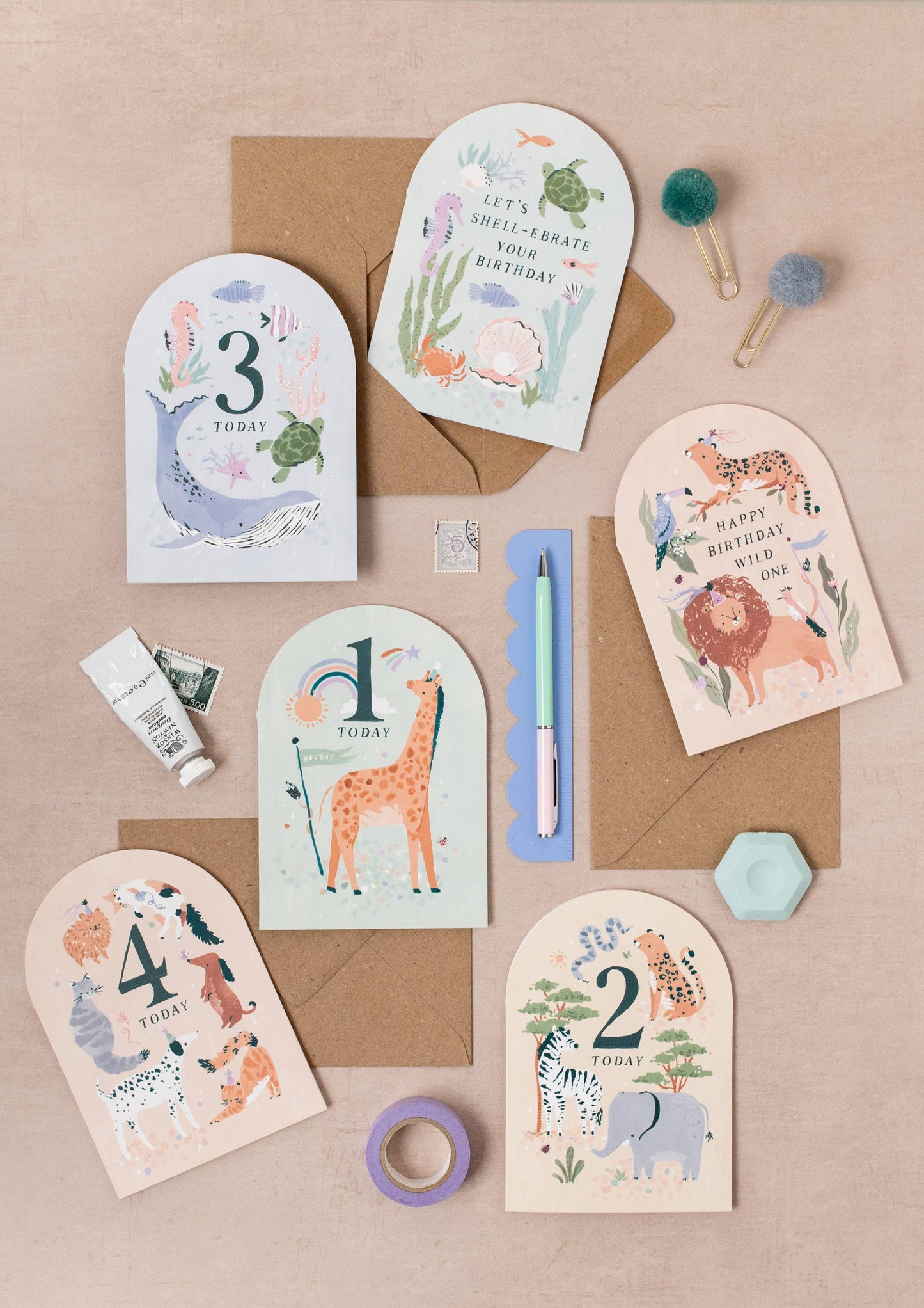 Under The Sea Birthday Card By sister Paper Co.