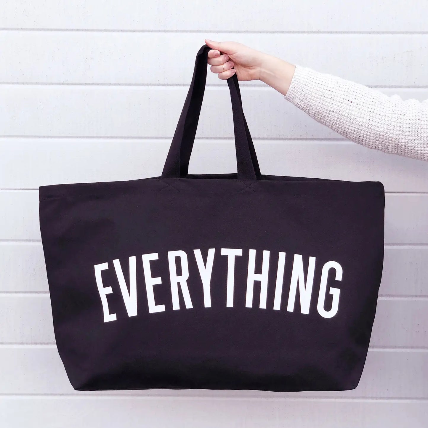 Everything - Black REALLY Big Bag By Alphabet Bags