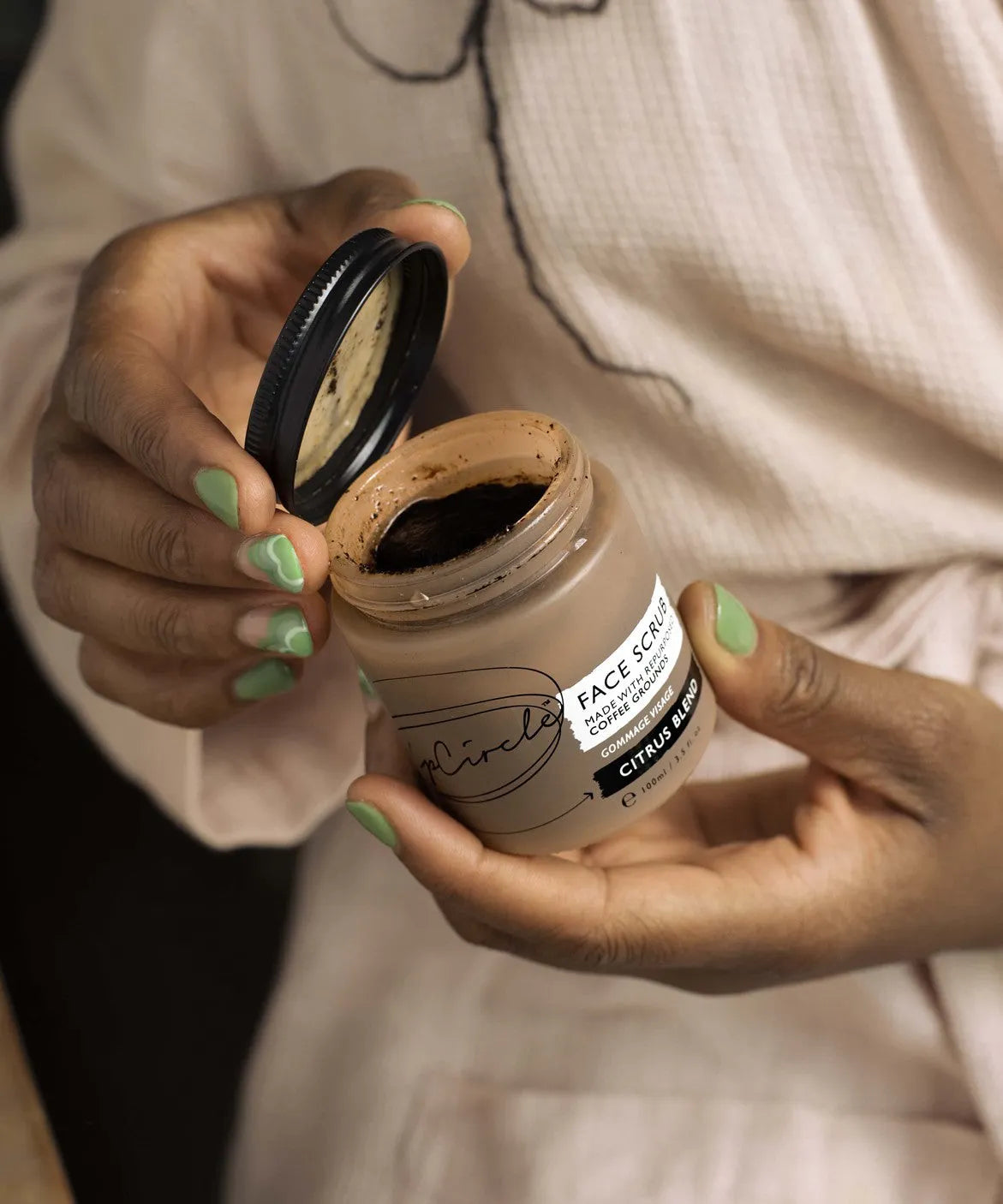 UpCircle Beauty Coffee Face Scrub Citrus Blend