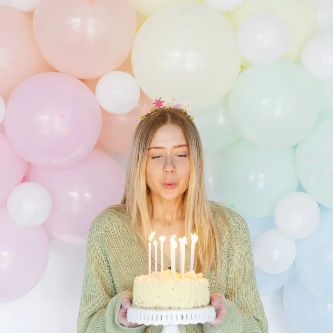 Long Pastel Coloured Birthday Candle Pack By Talking Tables
