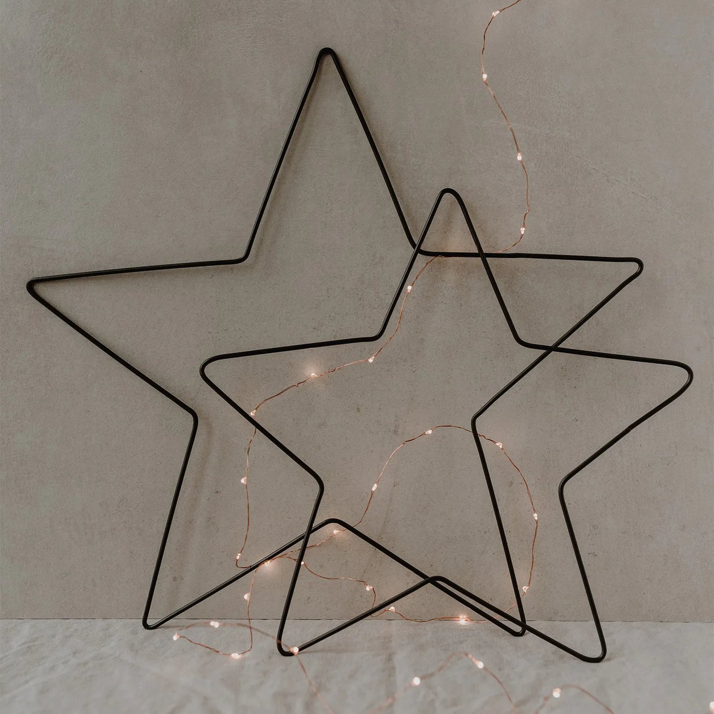 Scandi Metal Star Wreaths - Set of 2 (LAST ONE)