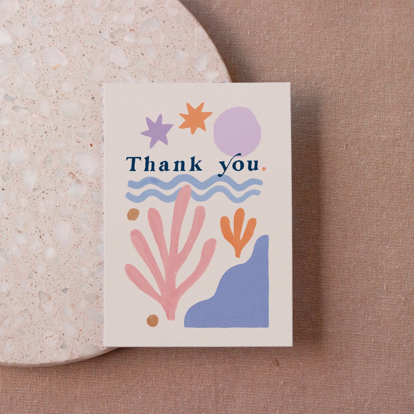 Shapes Thank you Card By Sister Paper Co.