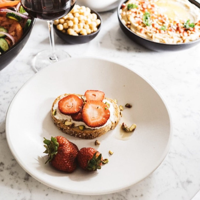 26cm Dadasi Stoneware Dinner Plate in Matt White
