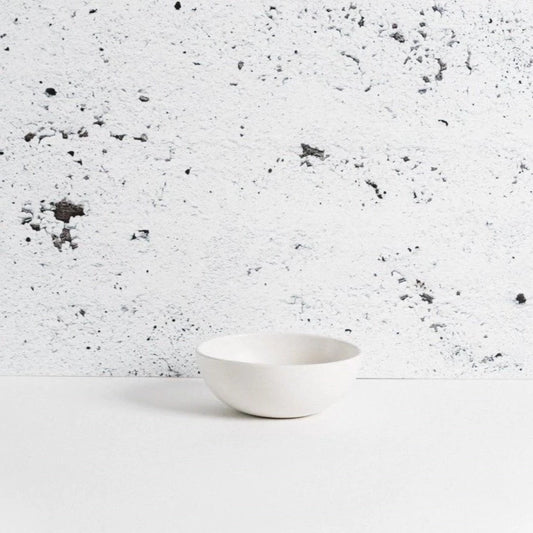 Organic Shaped Cereal Bowl Dadasi 13 cm - Matte White