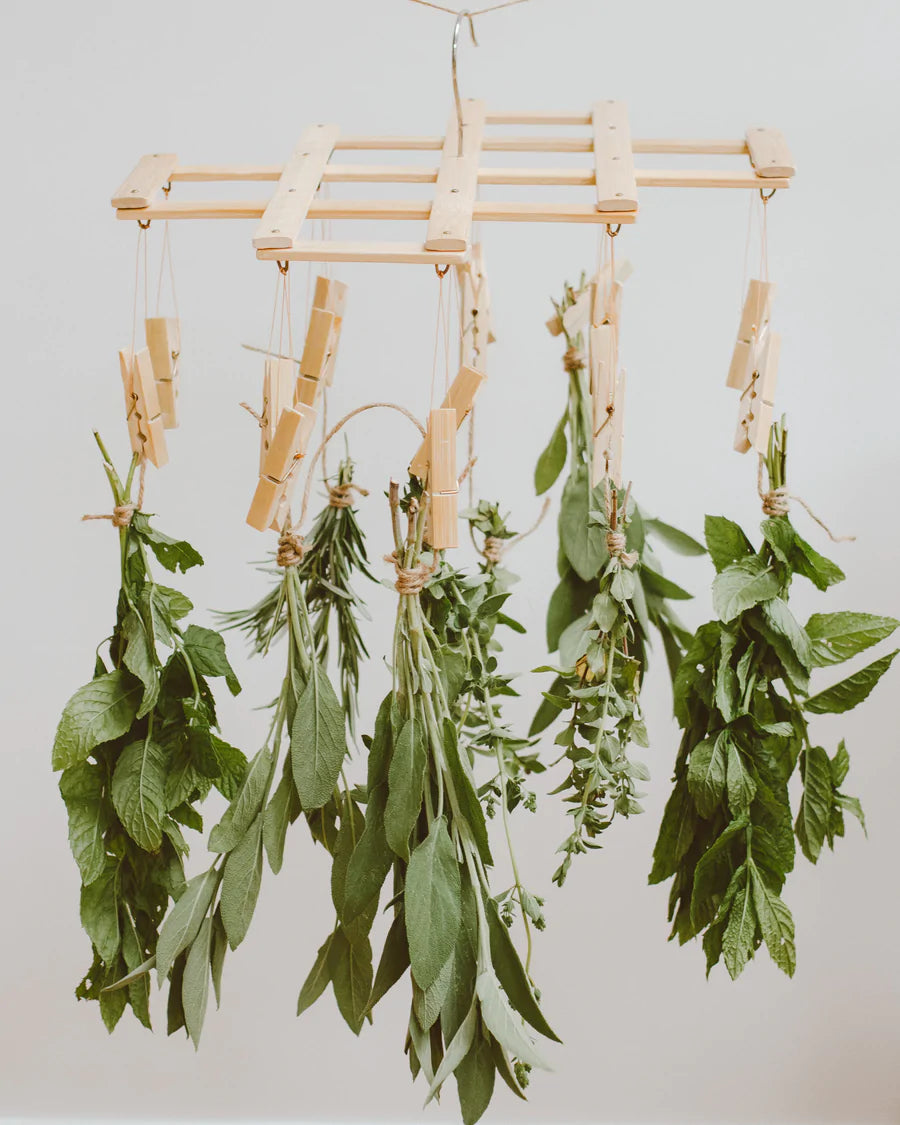 Bamboo Laundry Peg Airer