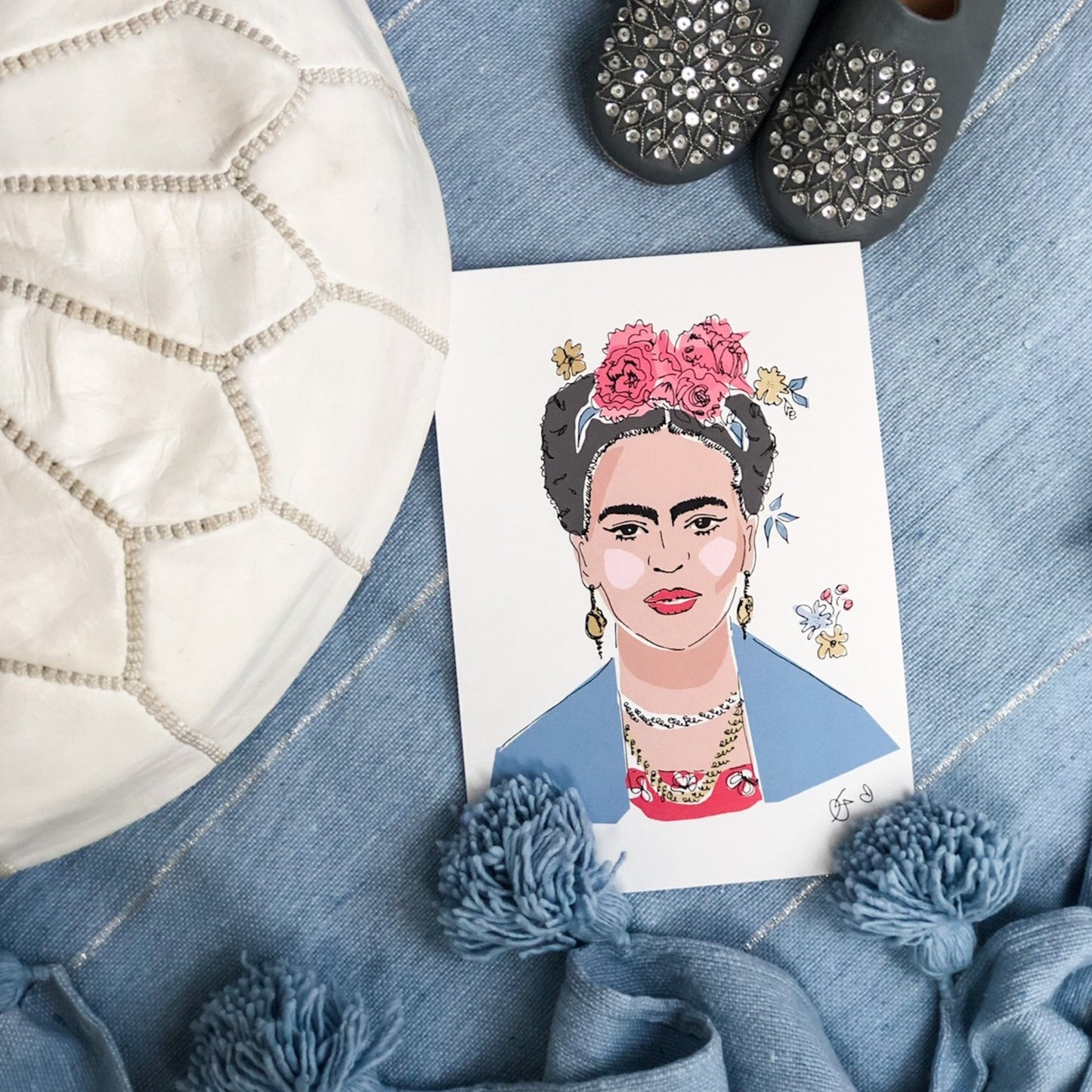 Frida Kahlo Print By Georgina Trestler