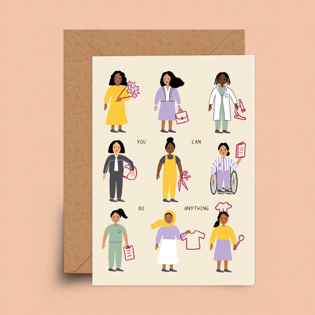"You Can Do Anything" Card By Sakina Saïdi