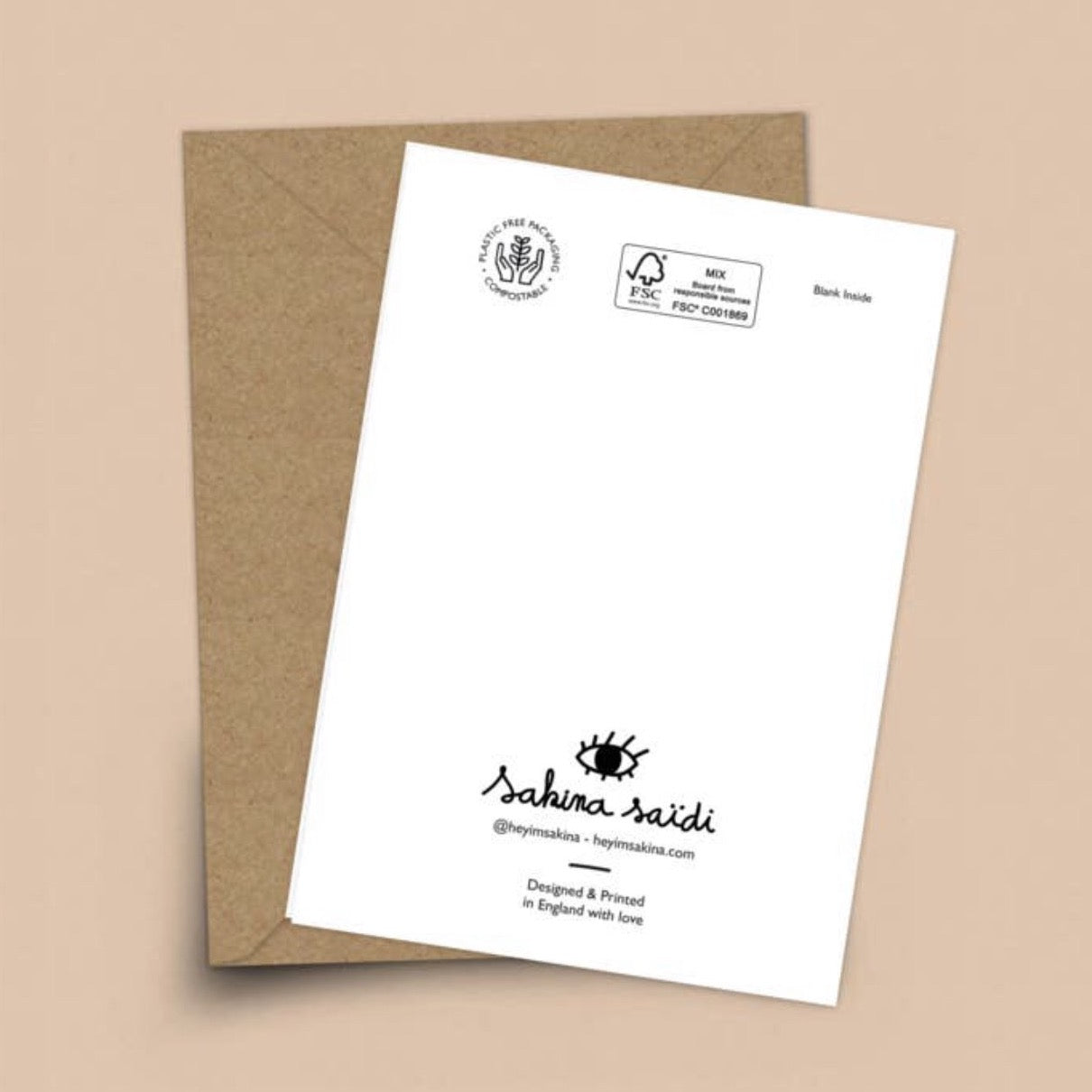 Stronger Together Greetings Card By Sakina Saïdi