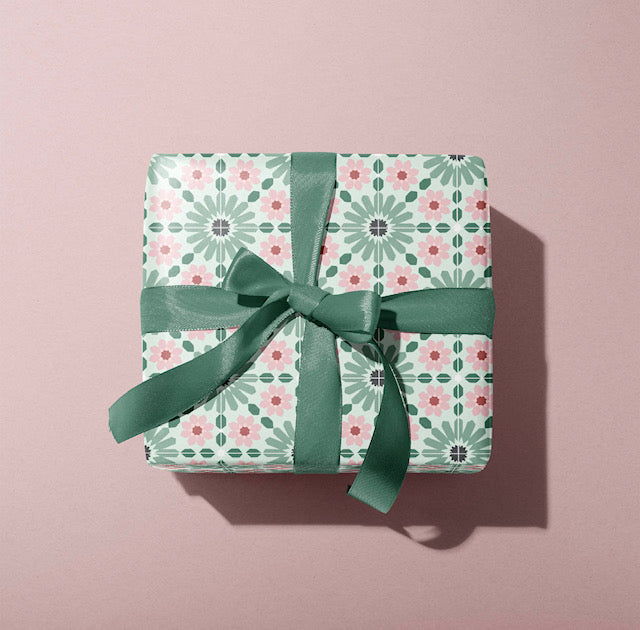 Moroccan "Zellige" Gift Wrap by Sakia Saïdi