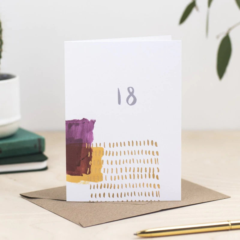 Luxury 18th Birthday Card By Plewsy