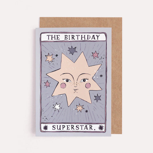 Tarot Star Birthday Card By Sister Paper Co
