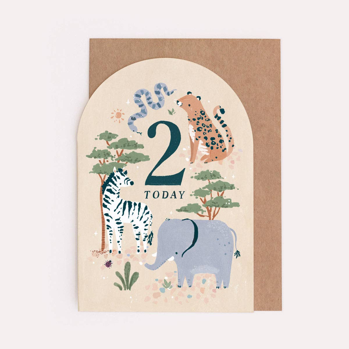 Age 2 Birthday Card By Sister Paper Co.