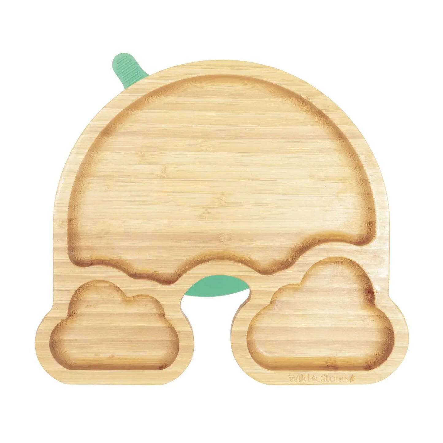 Wild & Stone Baby Weaning Suction Plate - Over The Rainbow (2 Colours Available)