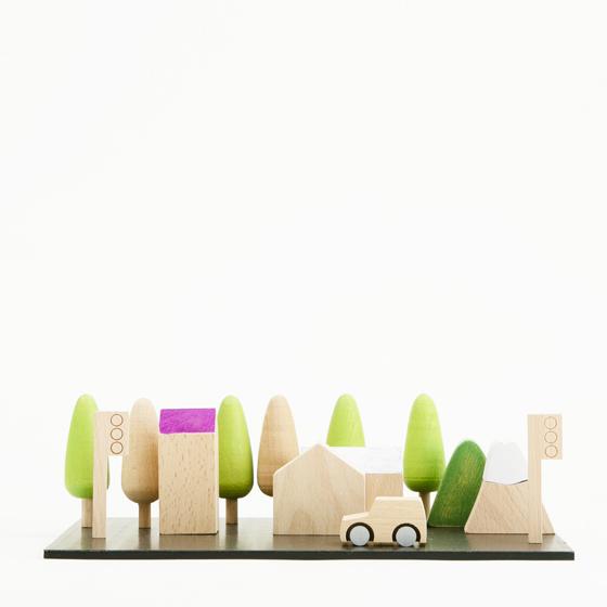 Machi - Tiny Town Wooden Play Set
