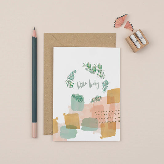 Luxury Little Baby New Baby Card By Plewsy