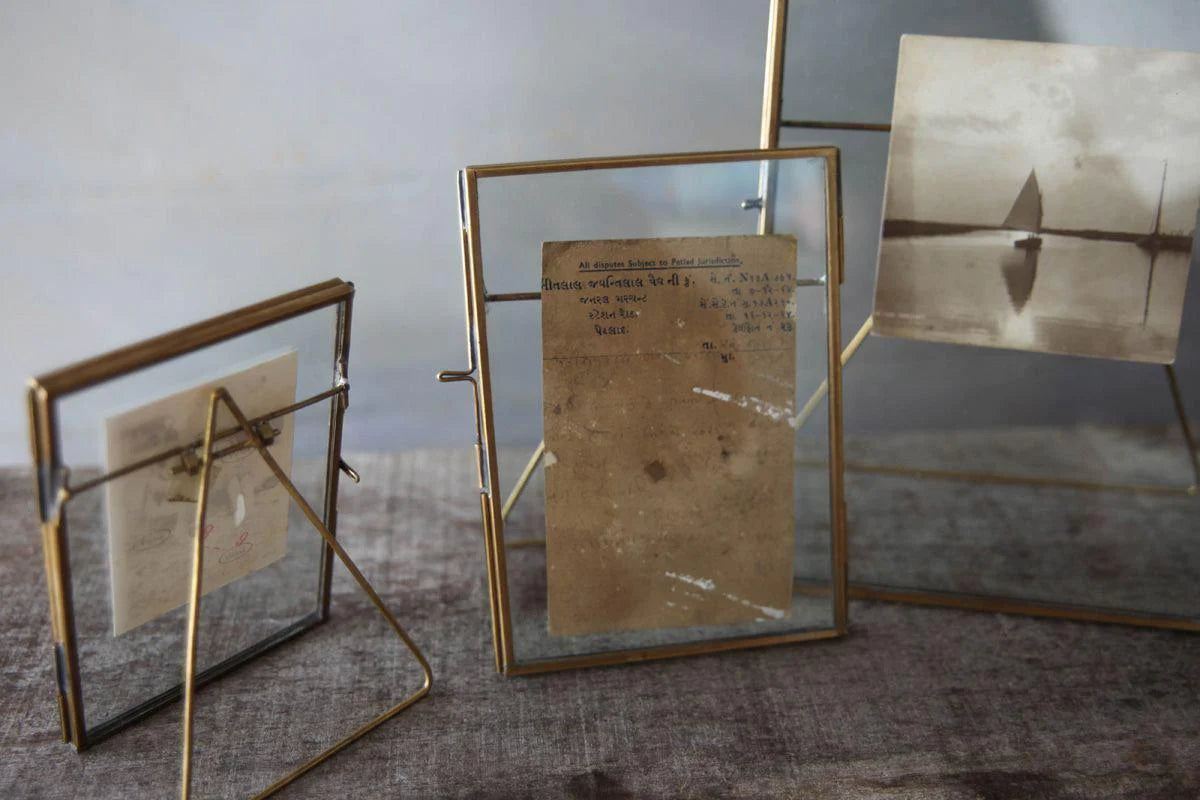 Danta Antique Brass 5 x 7 Frame By Nkuku