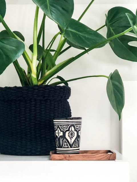 Moroccan Tumbler "ZWAK" In Monochrome