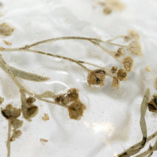 Mouth Blown Glass Spray Botanical Bauble