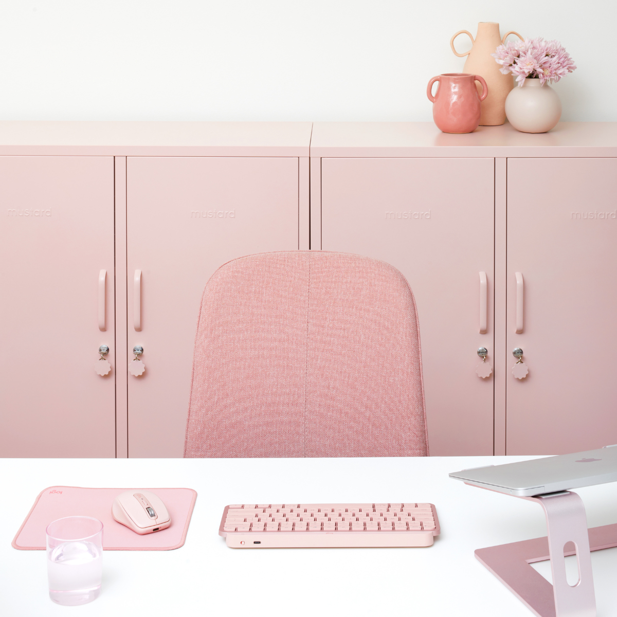 The Midi Locker in Blush By Mustard Made