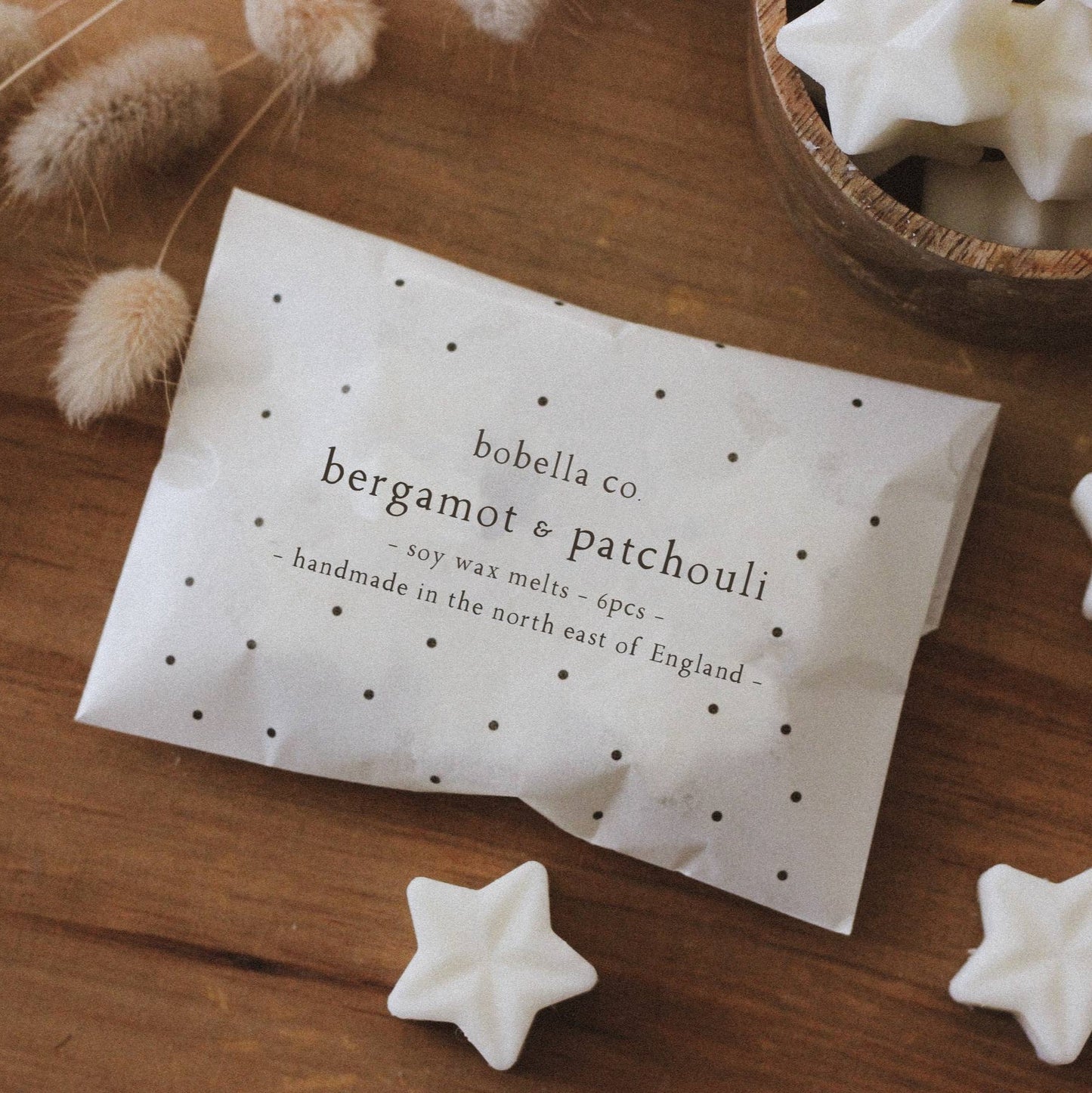 Bergamot & Patchouli Soy Wax Melts By Bobella
